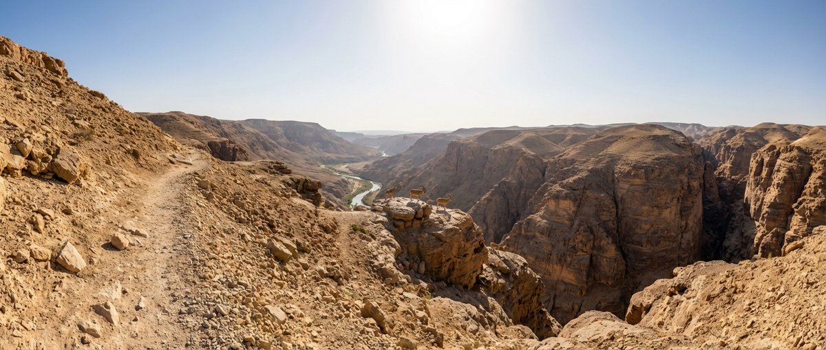 Wadi Mujib Ibex Trail hiking